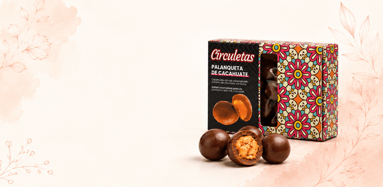 Circuletas packaging and chocolates